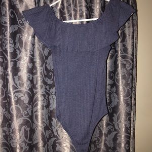 Off the shoulder body suit